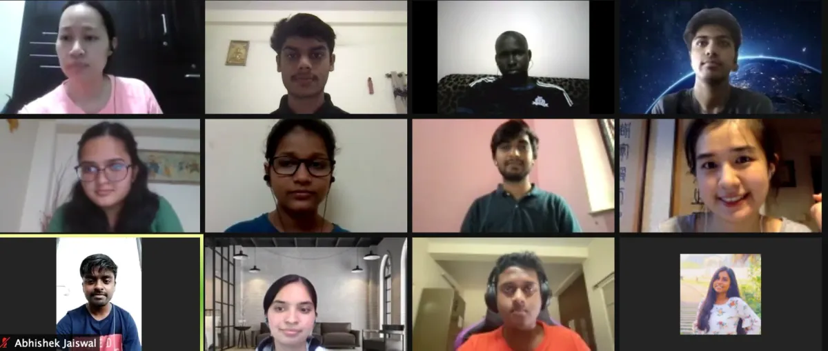 Wechaty GSoD 2021 group photo from meeting 6